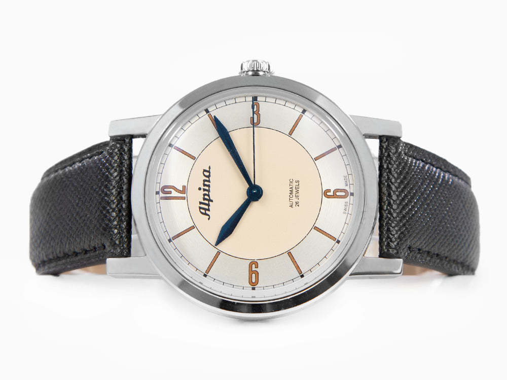 Alpina Alpiner Heritage Automatic Watch, Beige, Black, 38 mm, AL-520SBG3SH6