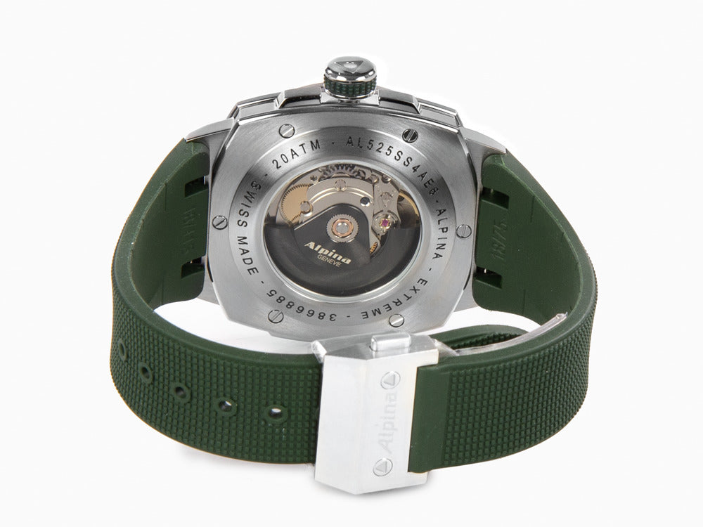 Alpina Alpiner Extreme Automatic Watch, Green, Green, 41 mm, Day, AL-525GR4AE6