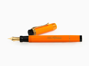 Aurora Internazionale Orange Arancio Fountain Pen, Limited Ed, 19A-O