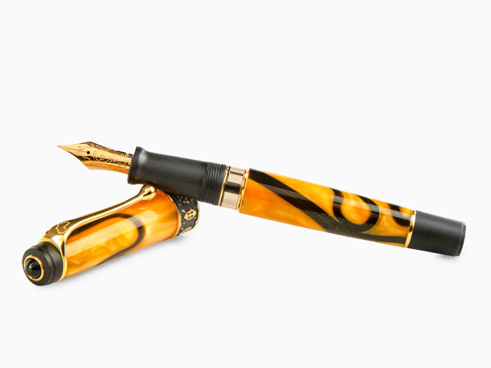 Aurora Afrika Fountain Pen, Limited Edition, Marbled resin, Gold trims