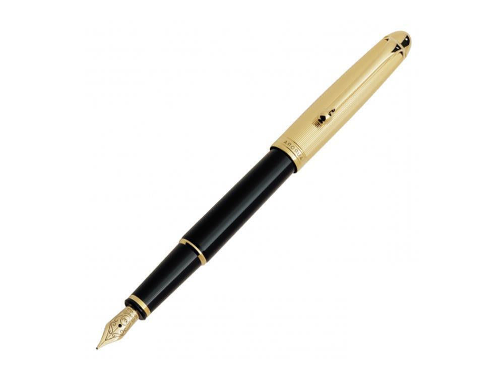 Aurora 88 Small Fountain Pen, Resin, Gold plated, 811