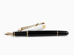 Aurora 88 Small Fountain Pen, Resin, Gold plated, 814