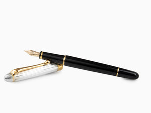 Aurora 88 Small Fountain Pen, Resin, Gold plated, 814