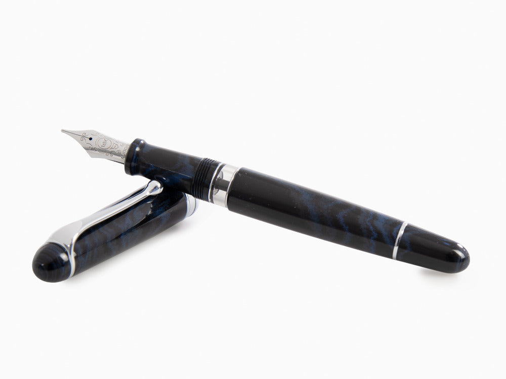 Aurora 88 Ebonite Blu Fountain Pen, Limited Edition, 888-CEB