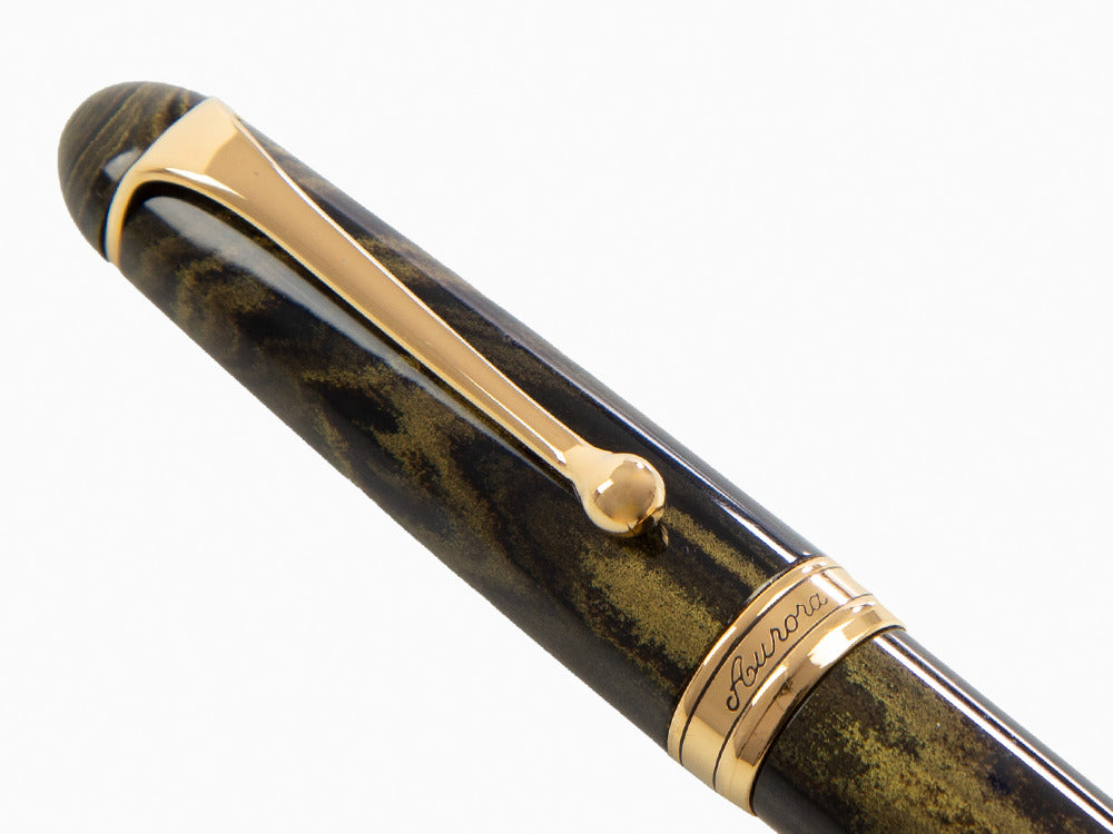 Aurora 88 Ebonite Gialla Fountain Pen, Yellow, Limited Edition, 888-DEY