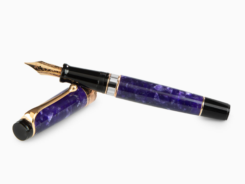 Aurora Optima Fountain Pen, Auroloide, Rose Gold PVD, 996-VI