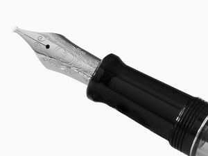 Aurora Optima Fountain Pen, Auroloide, Grey, 996CG