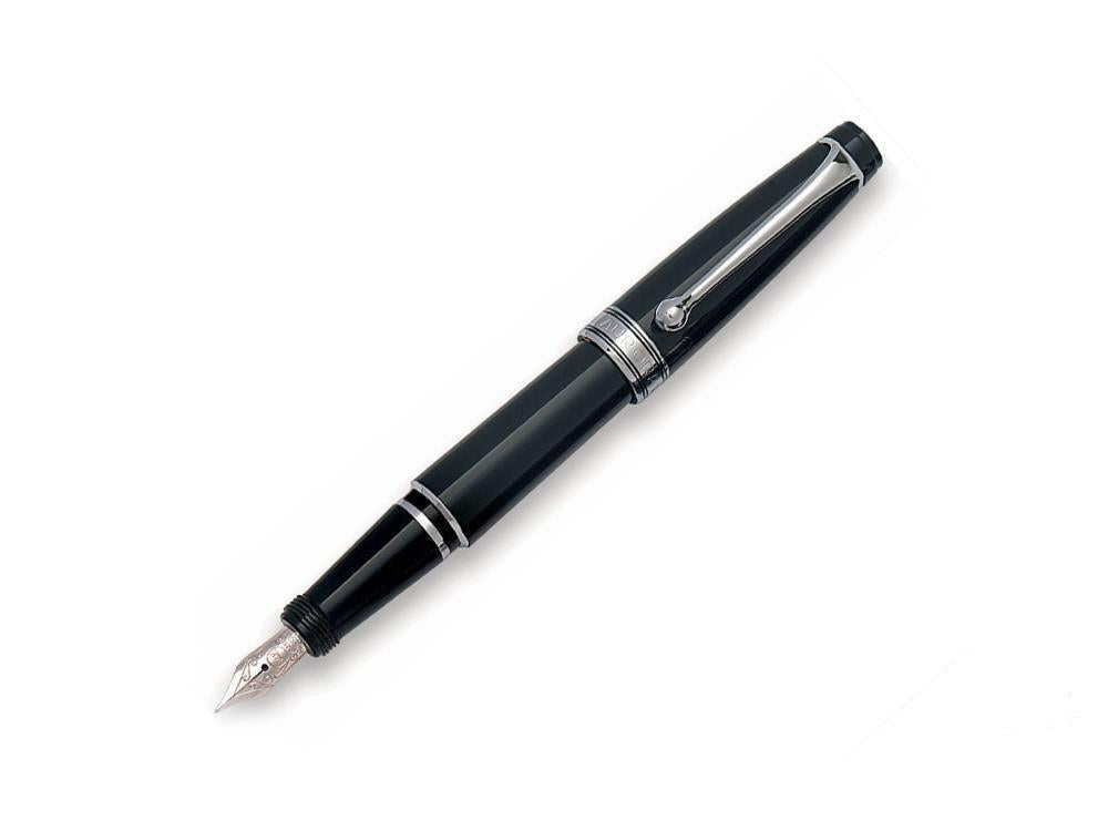 Aurora Optima Mini Fountain Pen, Resin, Black, 996CMN