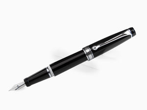 Aurora Optima Mini Fountain Pen, Resin, Black, 996CMN