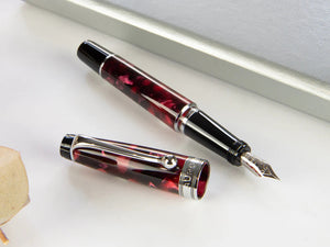 Aurora Optima Mini Fountain Pen, Resin, Burgundy, 996CMX 996CMX