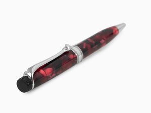 Aurora Optima Mini Ballpoint pen, Burgundy Auroloide, Chrome trim, 998-CMXA