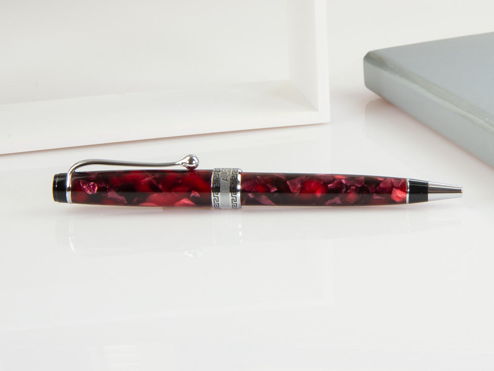 Aurora Optima Ballpoint Pen, Auroloide, Chrome Trim, 998-CXA