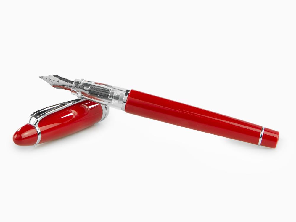 Aurora Ipsilon Demo colors PASSIONALE Fountain Pen, Resin, Red, B09-CR