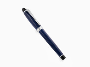 Aurora Ipsilon Fountain Pen, Satin resin, Blue, Rhodium trim, B11-CB