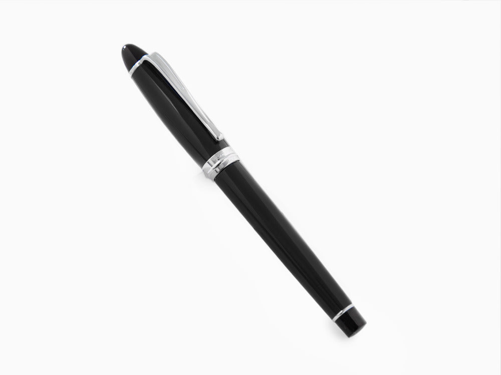 Aurora Ipsilon Fountain Pen, Satin resin, Black, Rhodium trim, B11-CN