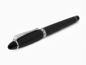 Aurora Ipsilon Fountain Pen, Satin resin, Black, Rhodium trim, B11-CN