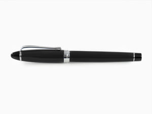 Aurora Ipsilon Fountain Pen, Satin resin, Black, Rhodium trim, B11-CN