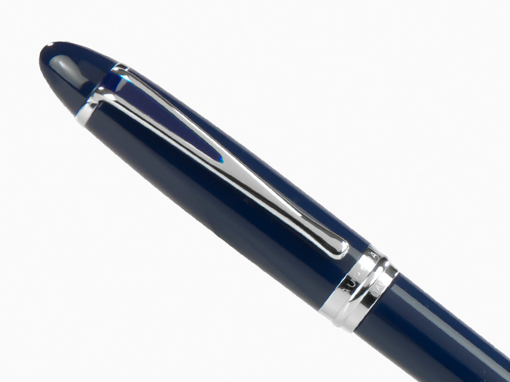 Aurora Ipsilon De Luxe Fountain Pen Blue Resin B12CBM