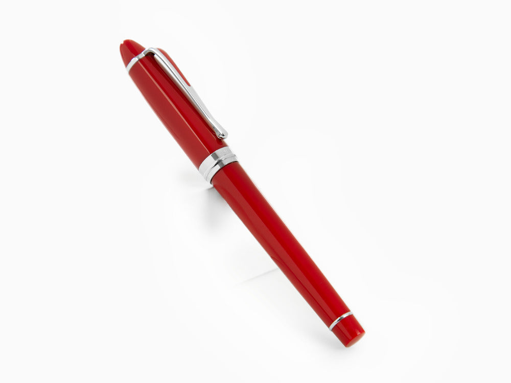 Aurora Ipsilon De Luxe Fountain Pen Red Resin B12CRM