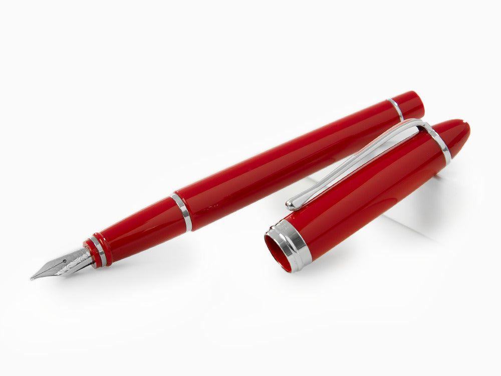 Aurora Ipsilon De Luxe Fountain Pen Red Resin B12CRM