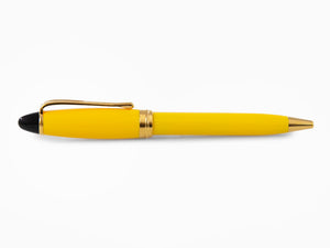 Aurora Ipsilon Ballpoint pen, Yellow Resin, Gold trim, B31Y