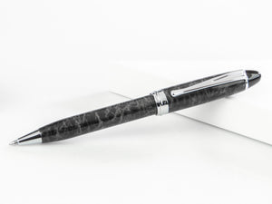 Aurora Ipsilon Ballpoint pen, Grey lacquer, Chrome trim, B33CG