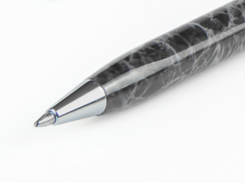 Aurora Ipsilon Ballpoint pen, Grey lacquer, Chrome trim, B33CG