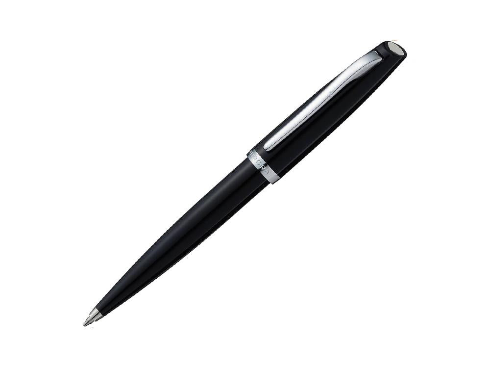 Aurora Style Ballpoint pen, Black Resin, Chrome trim, E32NP