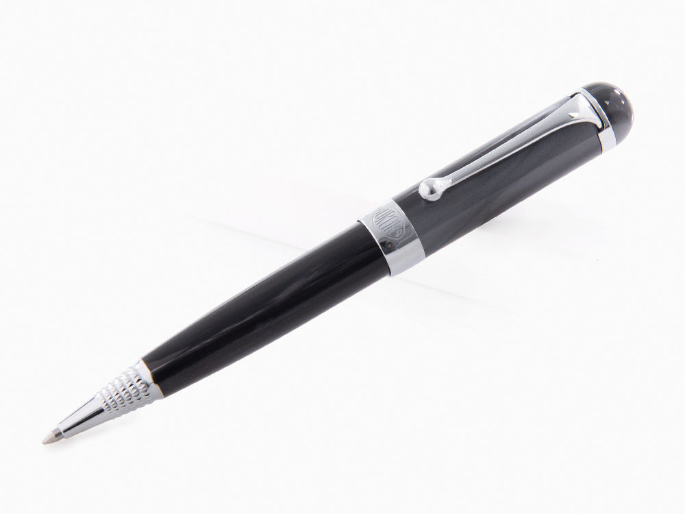 Aurora Alpha Ballpoint pen, Resin, Chrome Trim, Black, H31CN