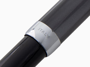 Aurora Alpha Ballpoint pen, Resin, Chrome Trim, Black, H31CN