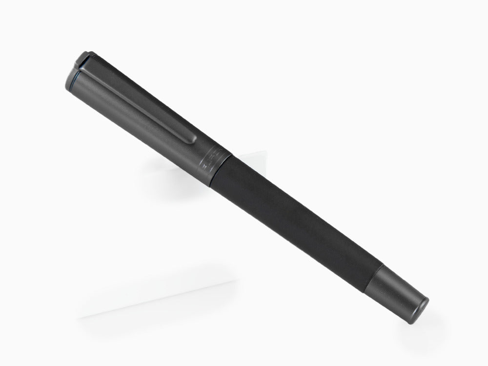 Aurora TU Full Metal Black Fountain Pen, Ruthenium, Black, T10-CRN