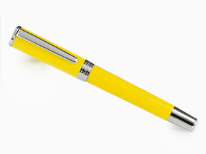 Aurora TU Fountain Pen - Yellow Resin - Chromed - T11Y