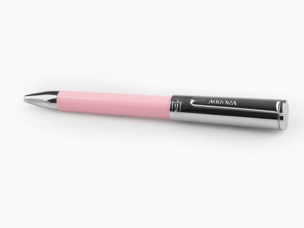 Aurora TU Ballpoint pen, Resin, Chrome trim, Rose, T31CP