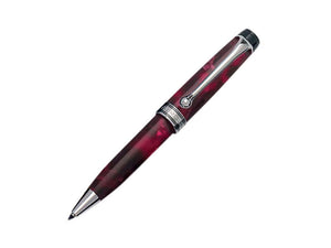 Aurora Optima Mini Ballpoint pen, Burgundy Auroloide, Chrome trim, 998-CMXA