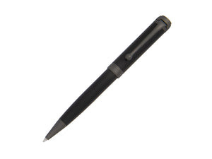 Aurora Talentum Full Metal Black Ballpoint pen, Resin, Black, Ruthenium, D30-RN