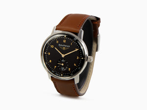 Bauhaus Quartz Watch, Black, 36 mm, 2037-2