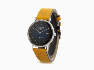 Bauhaus Quartz Watch, Blue, 41 mm, Day, 2130-3