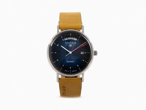 Bauhaus Automatic Watch, Blue, 41 mm, Day and date, 2162-3