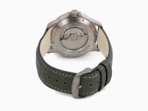 Bauhaus Aviation Automatic Watch, Titanium, Green, 42 mm, Day, 2860-4