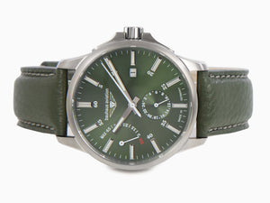 Bauhaus Aviation Automatic Watch, Titanium, Green, 42 mm, Day, 2860-4