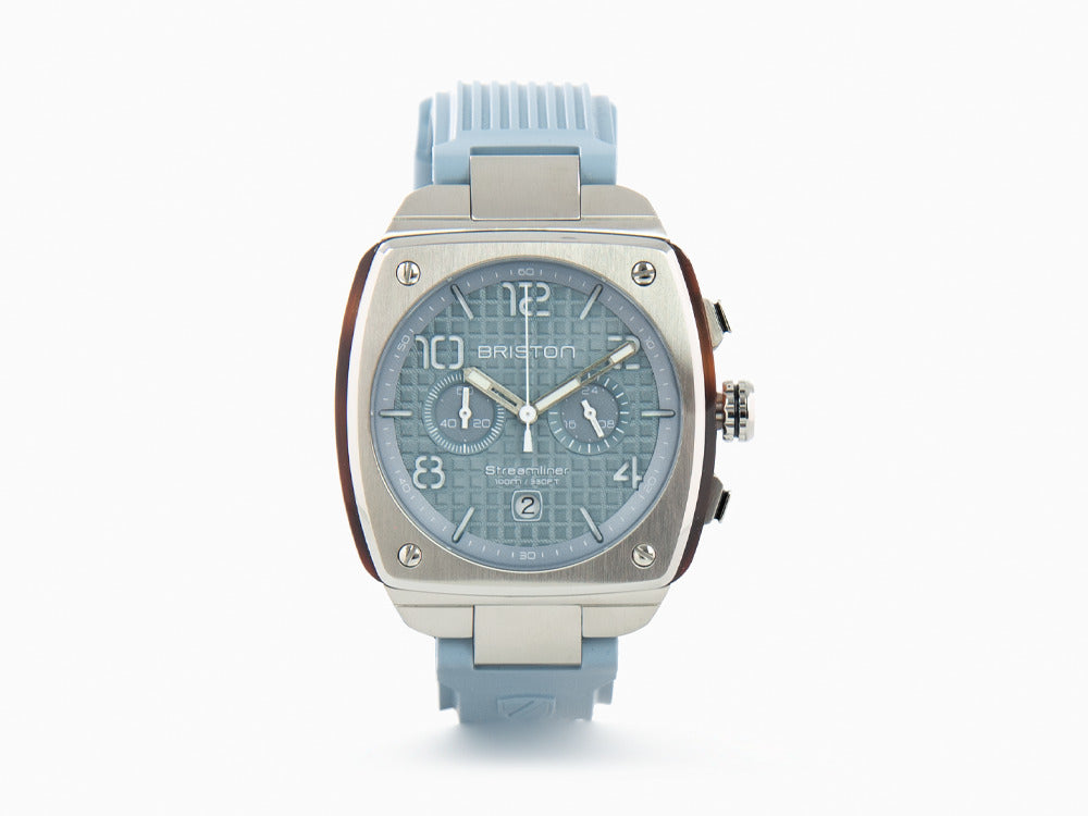 Briston Streamliner Urban Ice Blue Quartz Watch 42 mm 23142.S.T