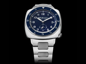 Briston Clubmaster Legend Small Second Automatic Watch, 39 mm, 241639.PS.L.15.SB