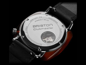 Briston Clubmaster Legend Small Second Automatic Watch, 39mm, 241639.SA.T.2NV.CH