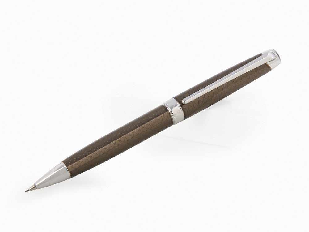 Caran d´Ache Léman Caviar Mechanical pencil, Lacquer, Brown, Rhodium, 4769.497