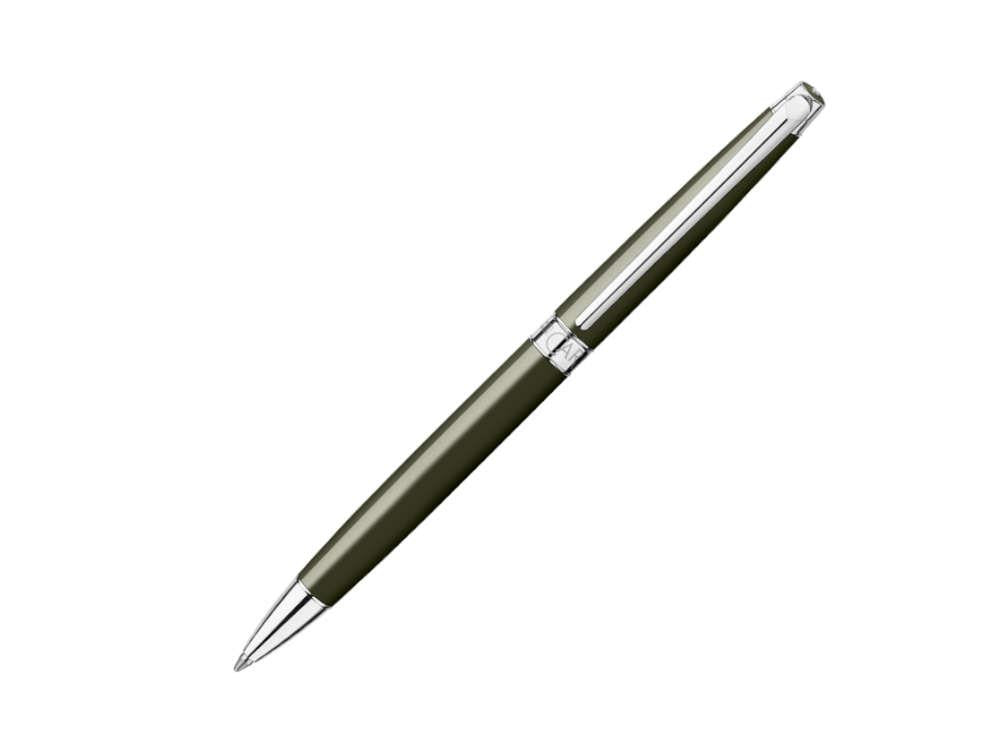 Caran d'Ache Léman Slim Terre d’Ombre Ballpoint pen, Lacquer, Green, 4781.016,