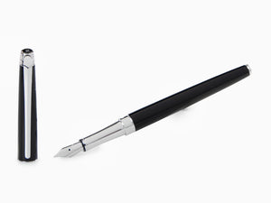 Caran d´Ache Léman Slim Black Ebony Fountain Pen, Black, 4791.782