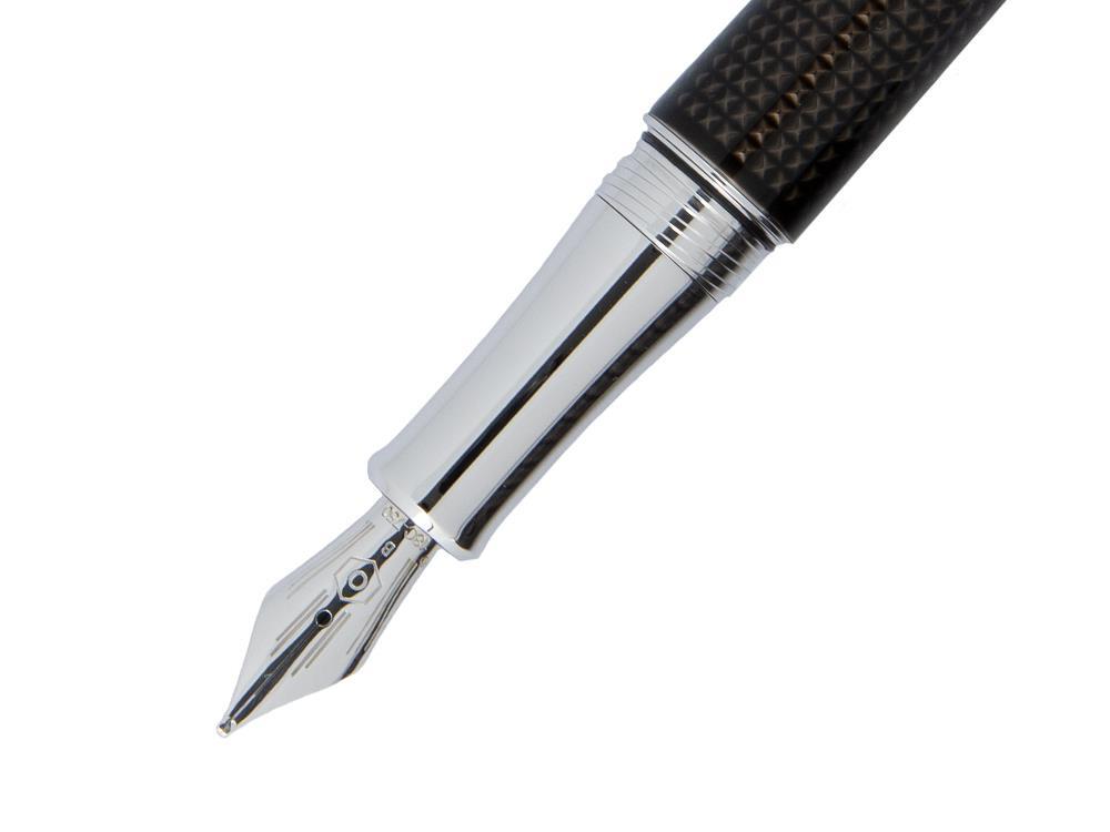 Caran d´Ache Léman de Nuit Fountain Pen, Black Lacquer, Black, 4799.019