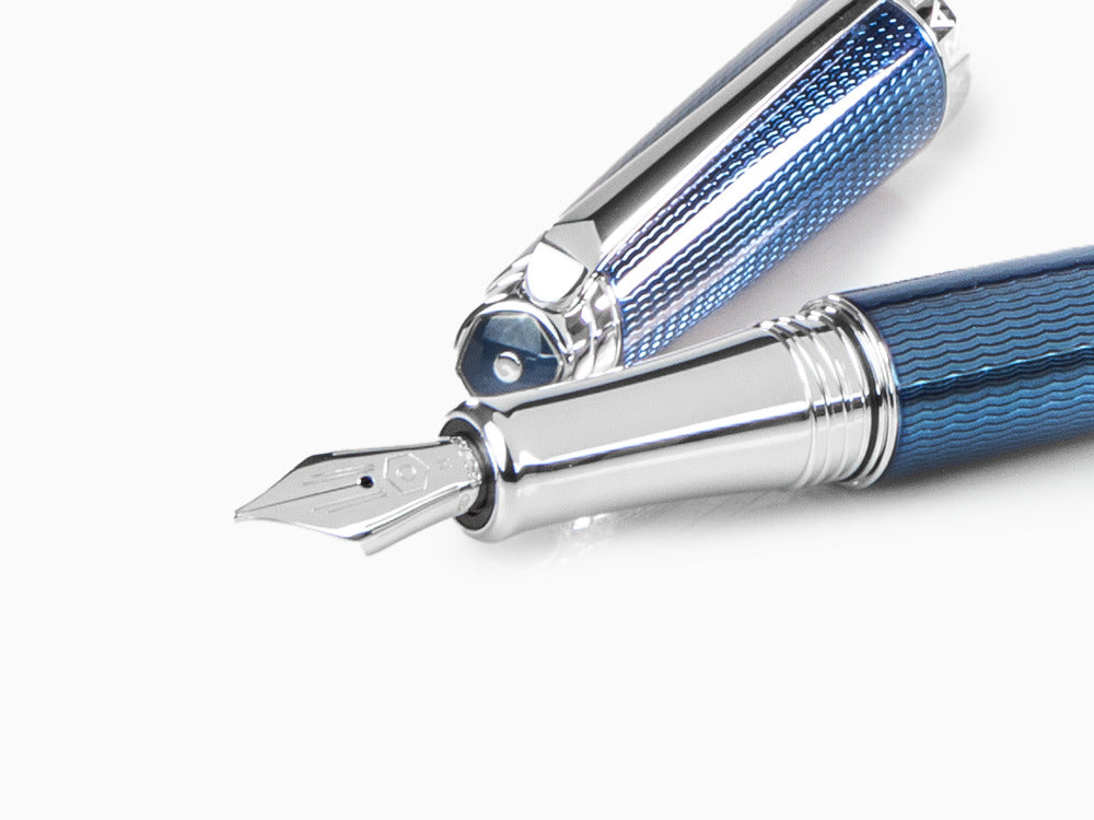 Caran d´Ache Léman Grand Bleu Fountain Pen, Lacquer Blue, 4799.168