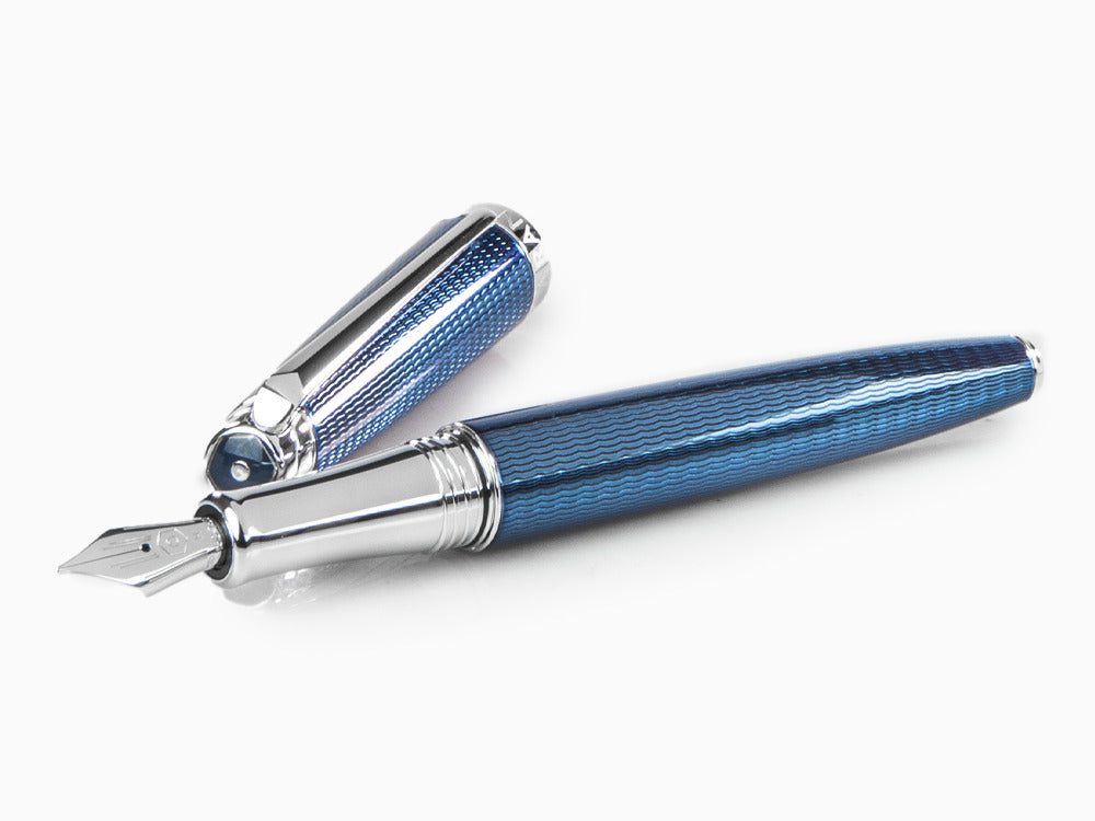 Caran d´Ache Léman Grand Bleu Fountain Pen, Lacquer Blue, 4799.168