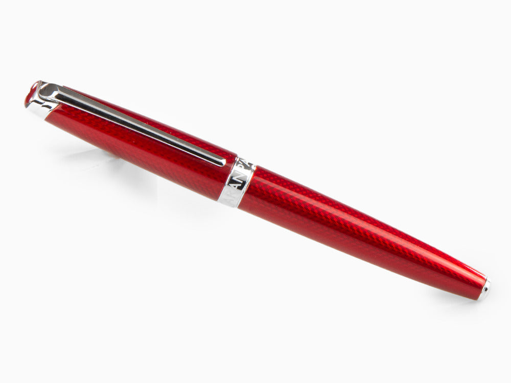 Caran d´Ache Léman Rouge Carmin Fountain Pen, Red, Rhodium, 4799.580